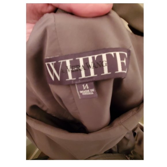 White by Vera Wang Bridesmaid Dress - Charcoal - Picture 3 of 6